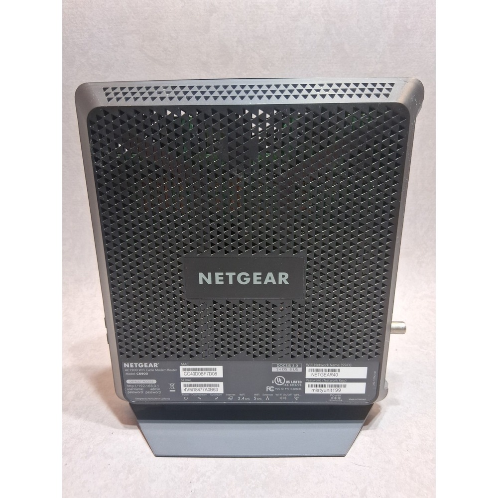 NETGEAR Nighthawk AC1900 WiFi DOCSIS 3.0 Cable Modem Router (C7000) - Picture 2 of 6
